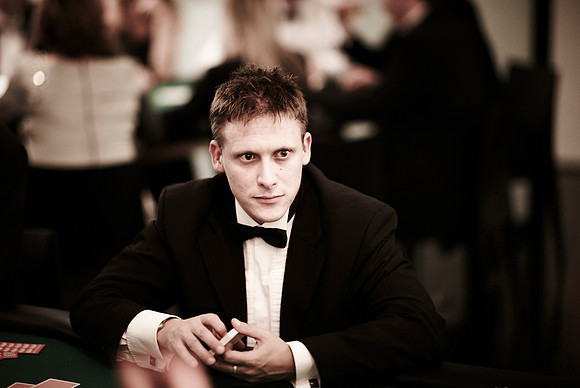 Croupier at Corporate Christmas Party